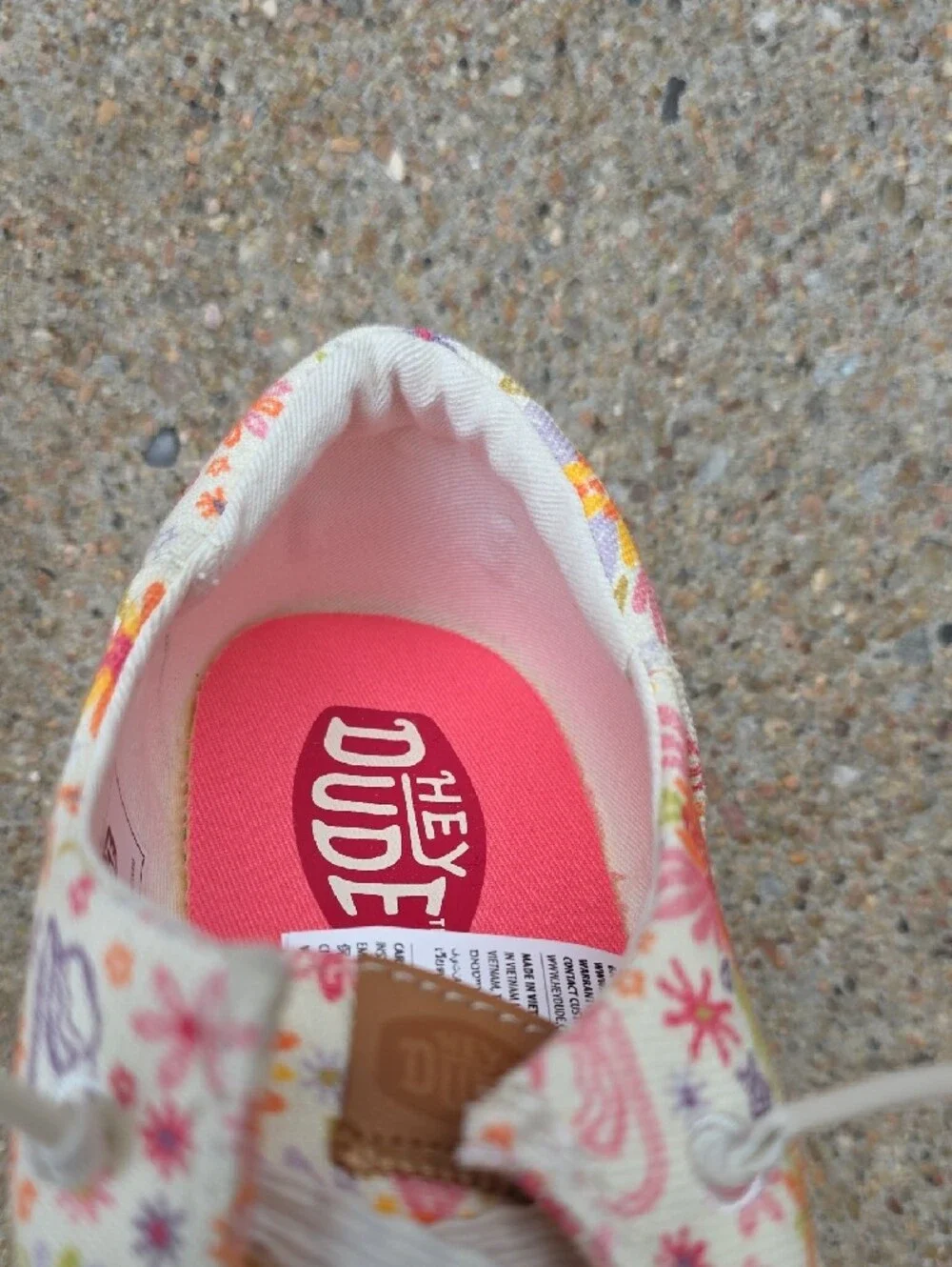 Hey Dude Wendy Y Western Cowgirl Pink Multi Floral Size Youth 3